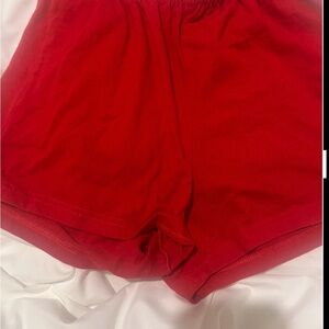 Soffe Red Women Shorts